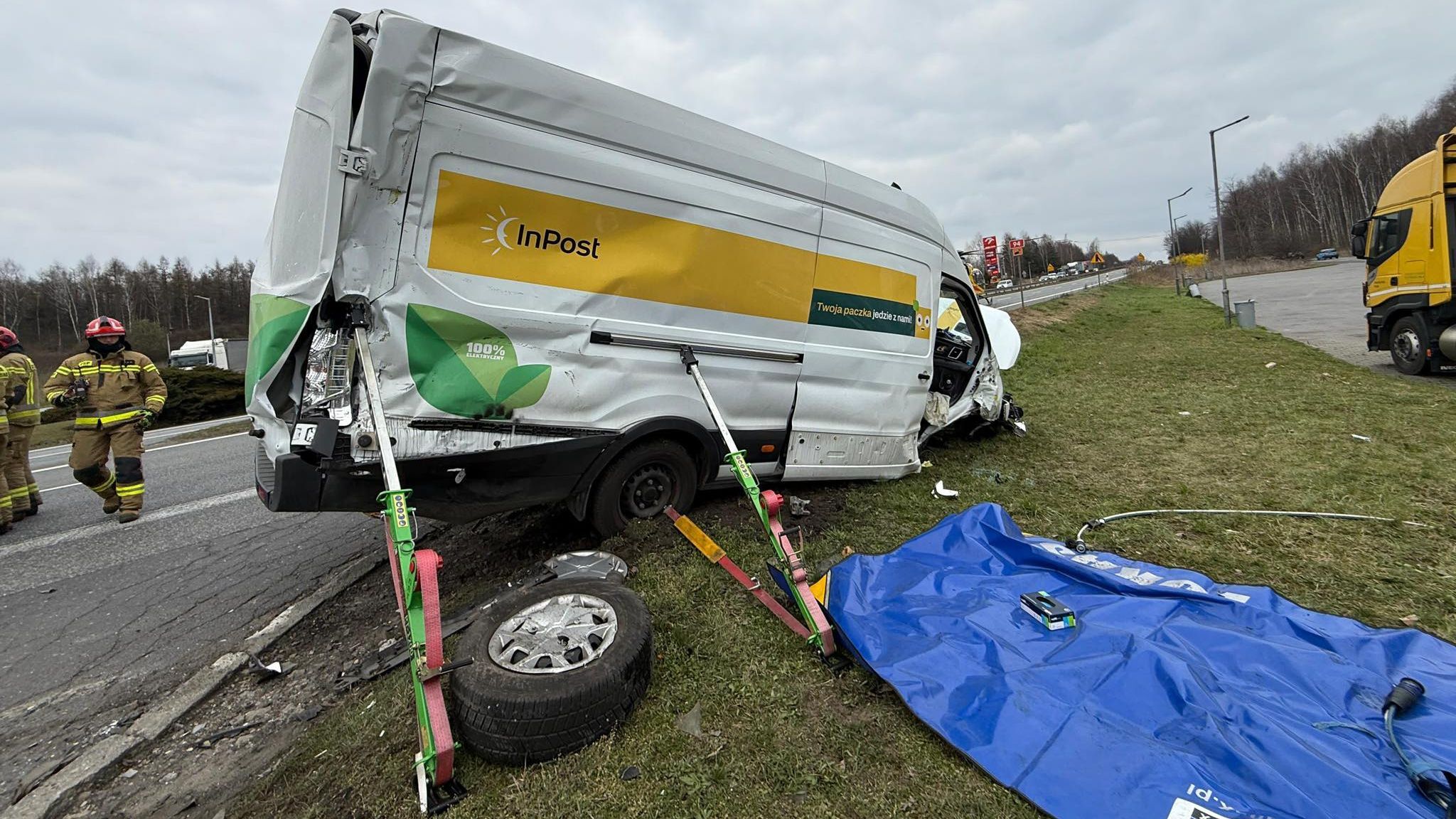 Sławków. Wypadek na DK94. 31 marca 2025.
