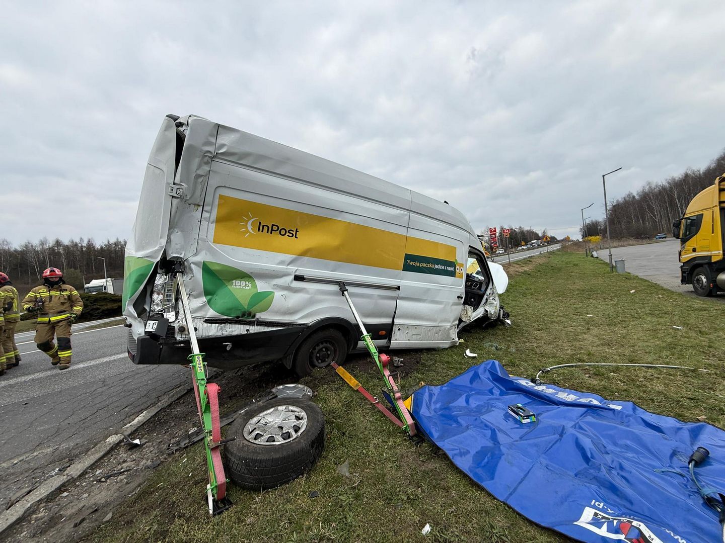 Sławków. Wypadek na DK94. 31 marca 2025.