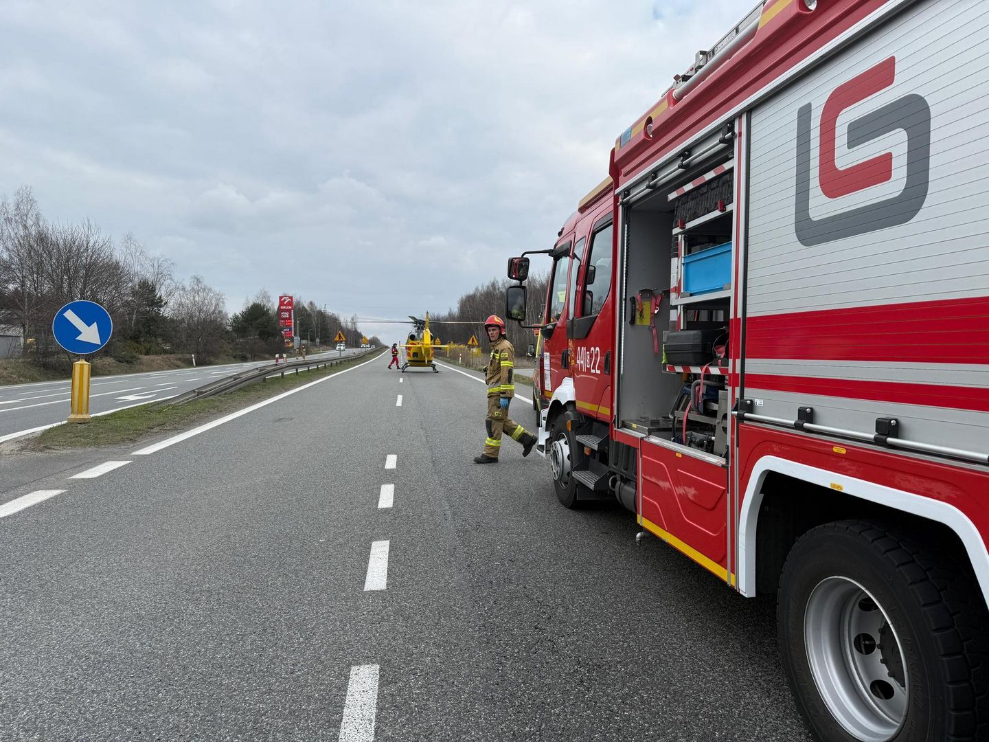 Sławków. Wypadek na DK94. 31 marca 2025.