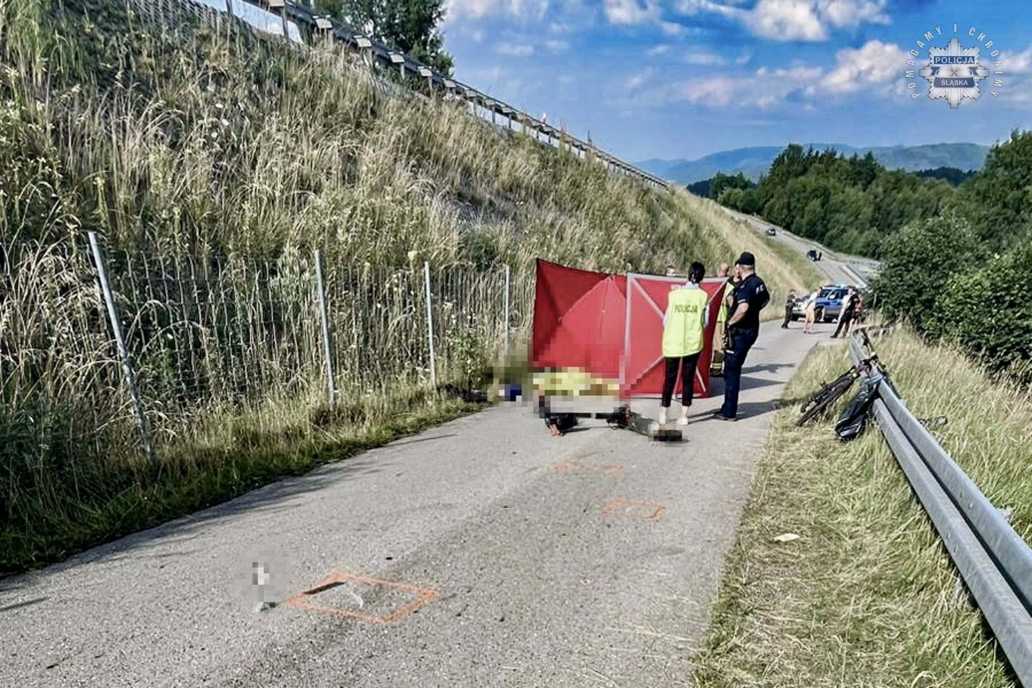 Śmiertelny wypadek w Szarem. Zginął chłopiec na hulajnodze