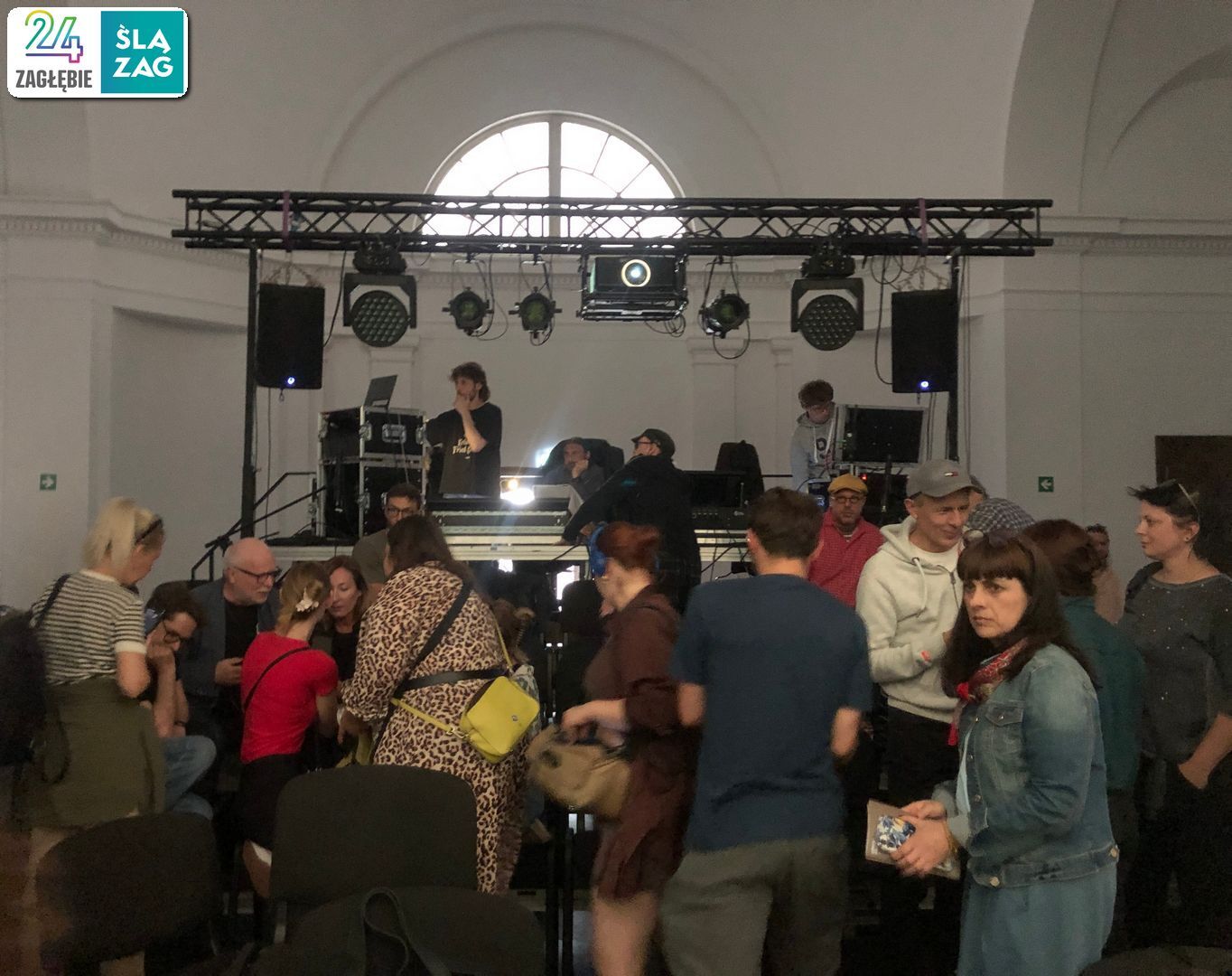 Sosnowiec. „Bank Sztuki”. Przedpremiera spektaklu „Ziemia obiecana”, wystawianego przez „Teatr Zagłębia”. 12 czerwca 2025.