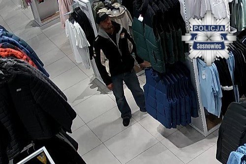 Sosnowiec. Podejrzewany o kradzież w Centrum Handlowym Plaza. 23 stycznia 2026