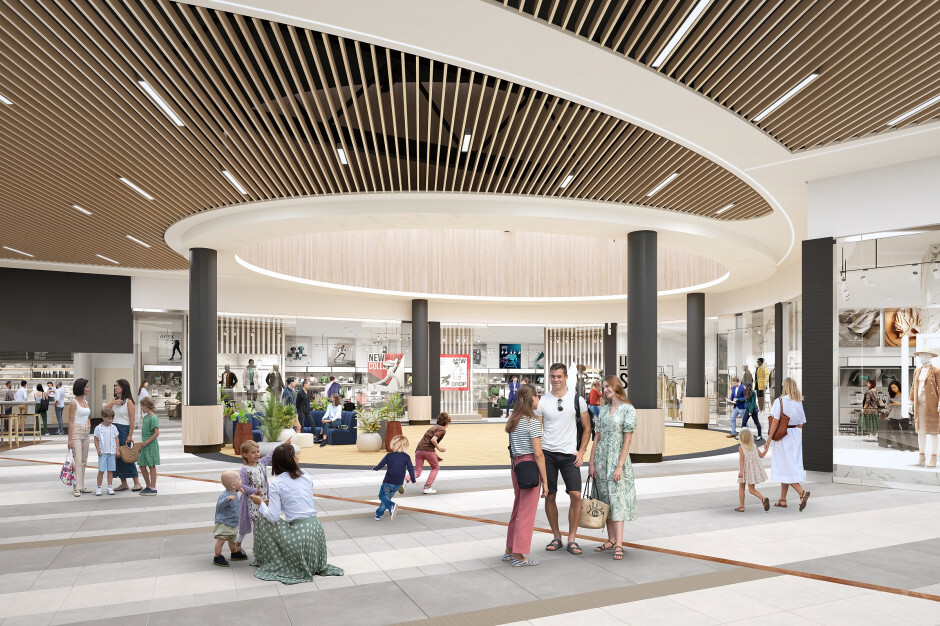 Sosnowiec. Centrum Handlowe «Plejada». Rozbudowa – wizualizacja.