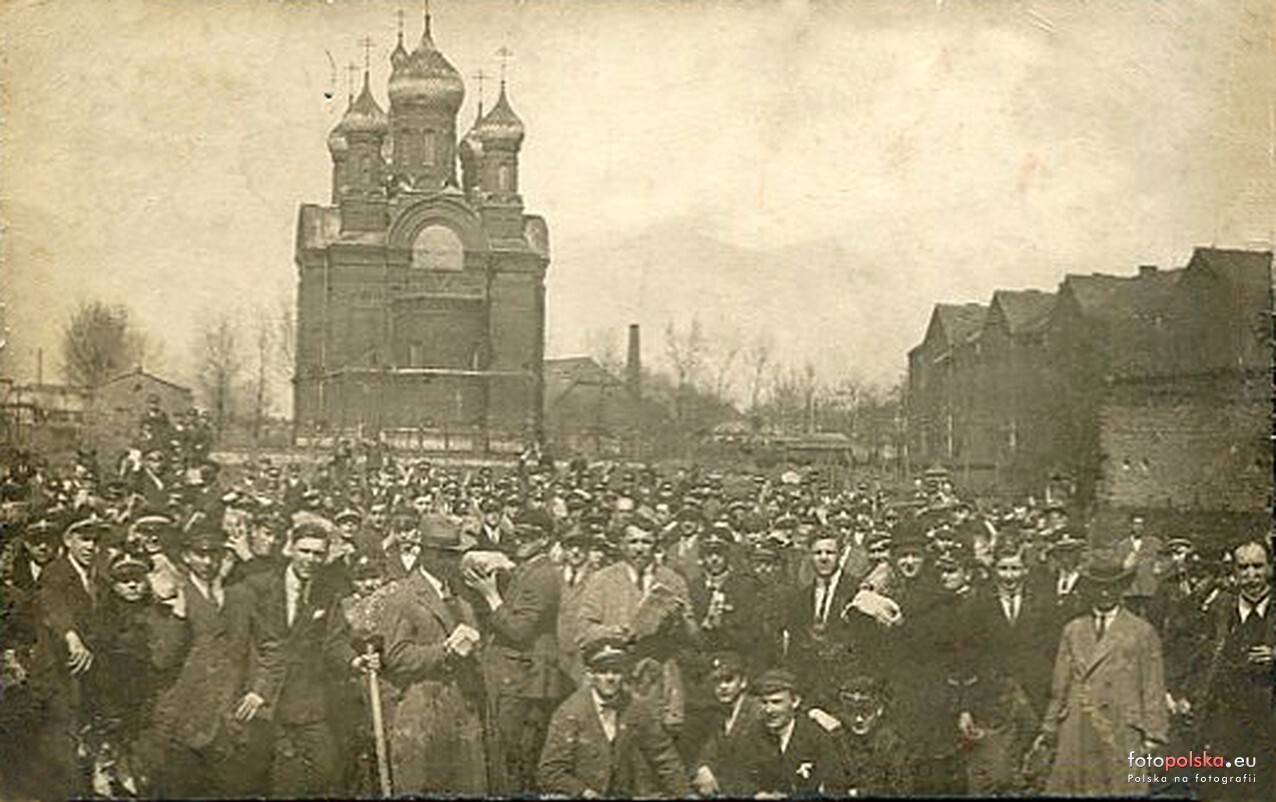 Sosnowiec. Cerkiew św. Mikołaja Cudotwórcy. Lata 1915-1930.