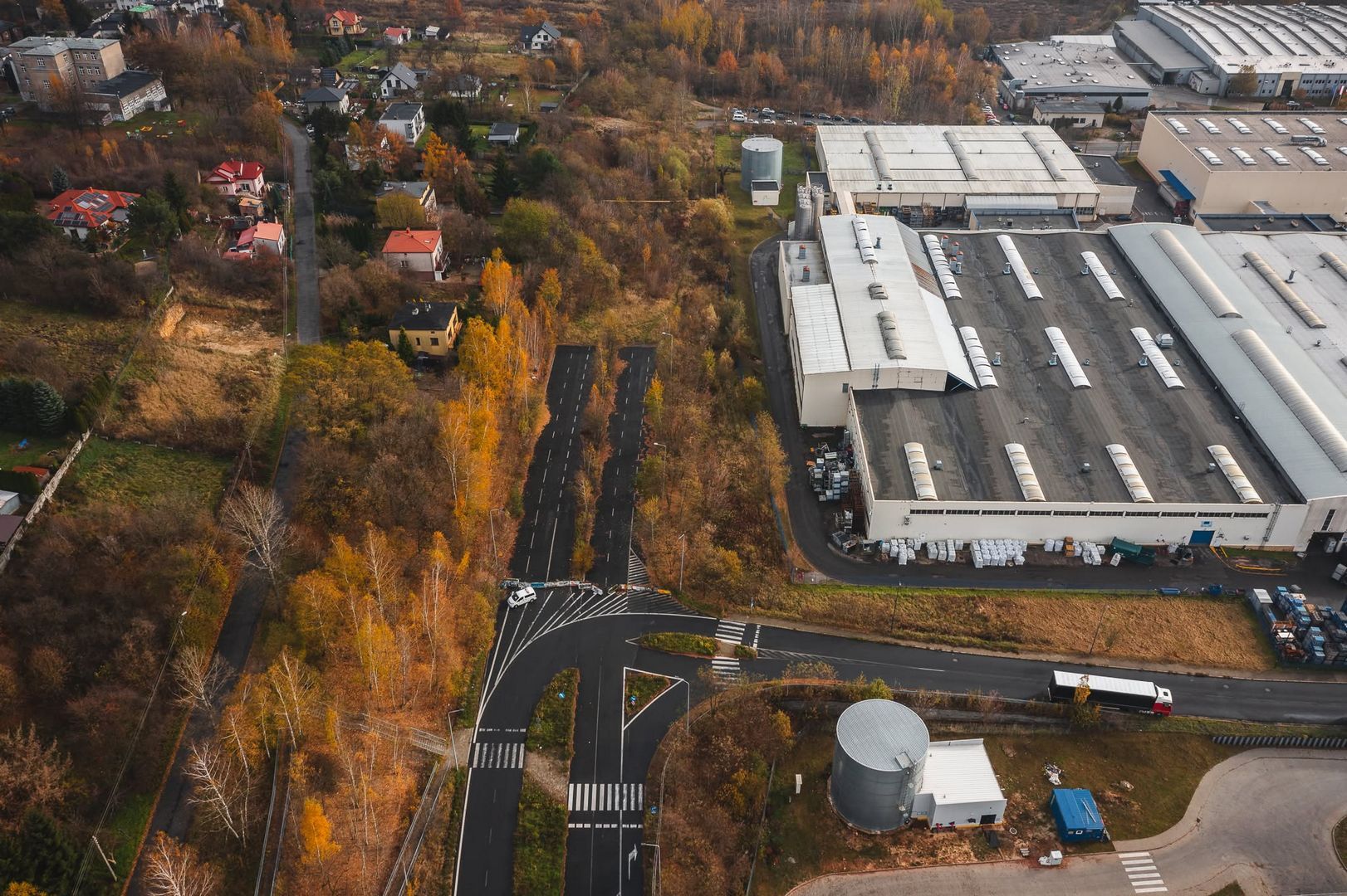 Sosnowiec-Dandowka. Dwupasmowka donikad, docelowo do planowanego węzła Klimontów na S1. Listopad 2024