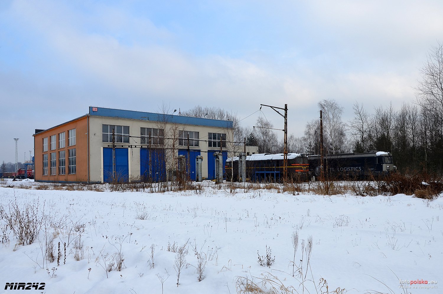 Sosnowiec-Jęzor. Lokomotywownia CTL «Maczki-Bór». 2 lutego 2017.