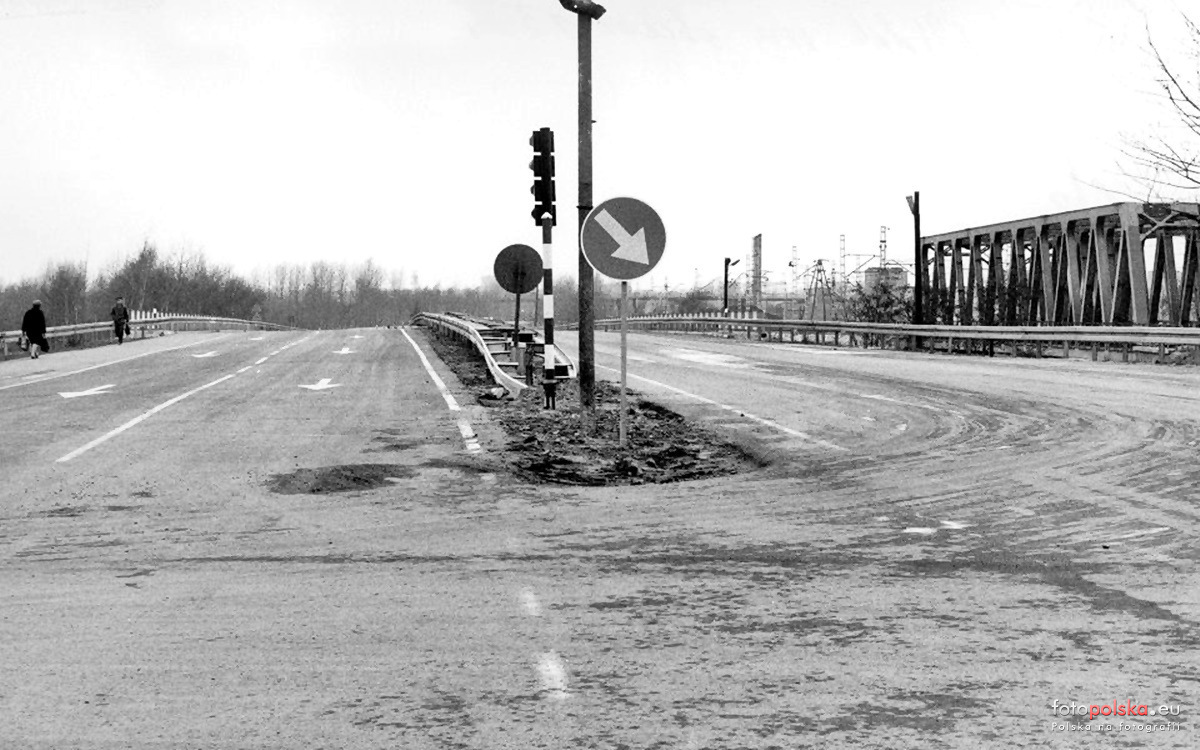 Sosnowiec-Jęzor. Wschodnia Obwodowa GOP – droga w budowie. Lata 1978-1983.