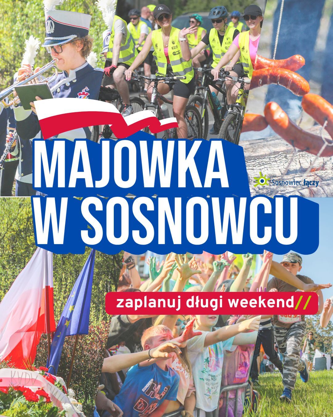 Sosnowiec. Majówka 2025. Plakat.