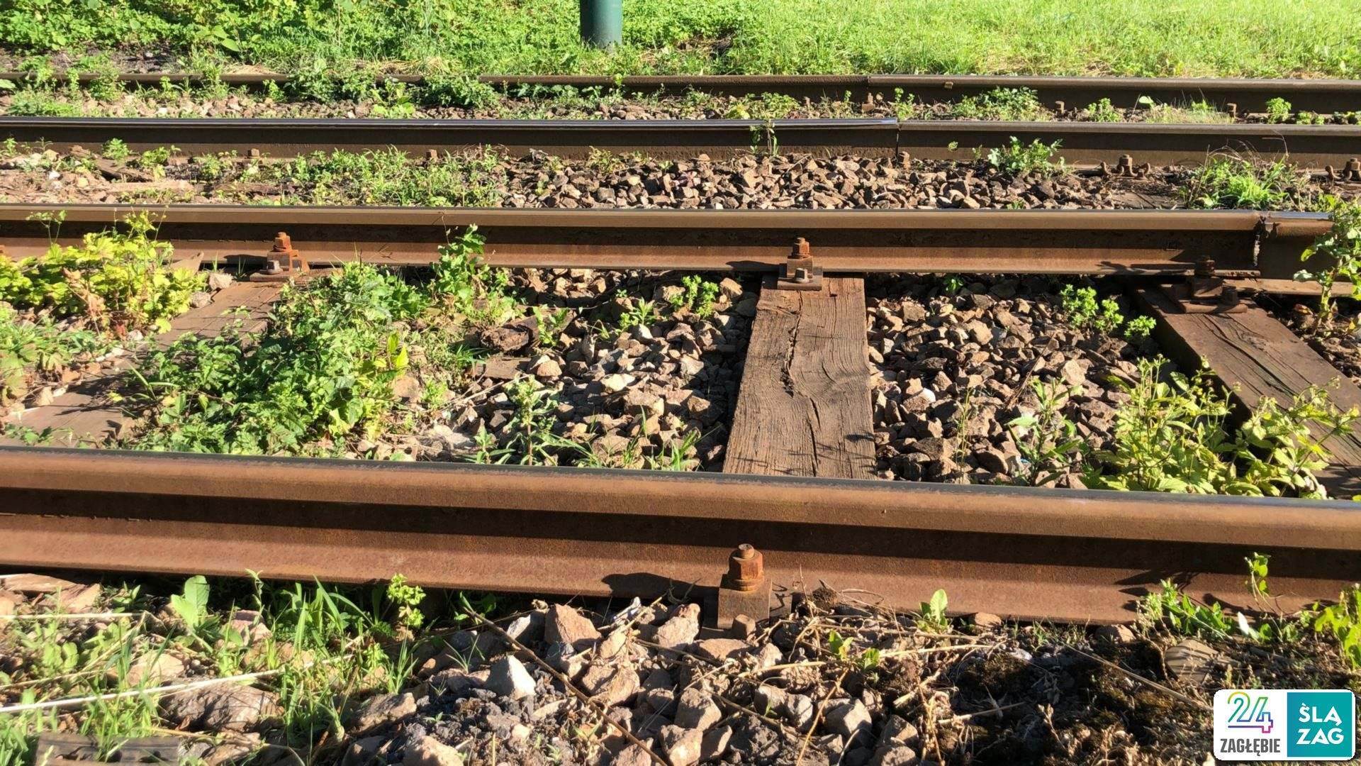 Sosnowiec-Milowice. Torowisko tramwajowe przy ulicy Krzysztofa Kamila Baczyńskiego (okolice ulicy Przygranicznej). 30 czerwca 2025.