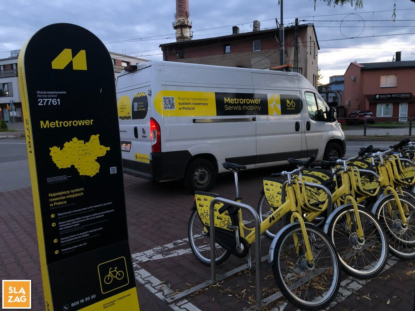 Sosnowiec Niwka Ul Orlat Lwowskich Sklep Aldi Metrorower Stacja Fot Robert Lechowski 2026 06 12 02