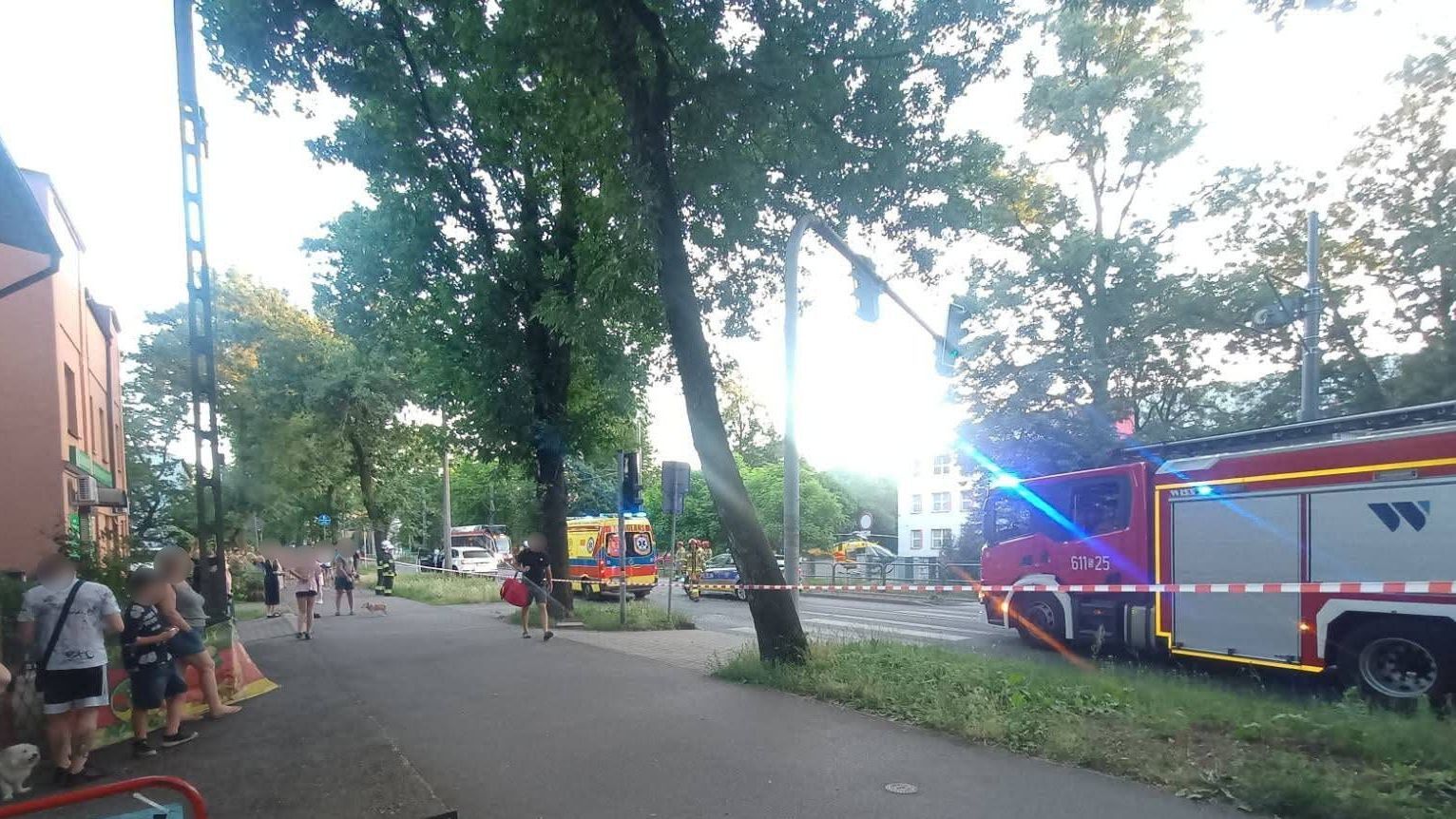Sosnowiec-Niwka. Wypadek z udziałem motocykla i samochodu przy ulicy Wojska Polskiego. 26 czerwca 2026
