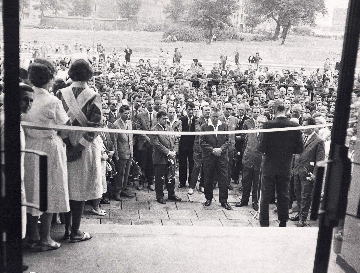 Sosnowiec-Ostra Górka. Otwarcie nowego szpitala przy ulicy Emila Zegadłowicza. 22 lipca 1964
