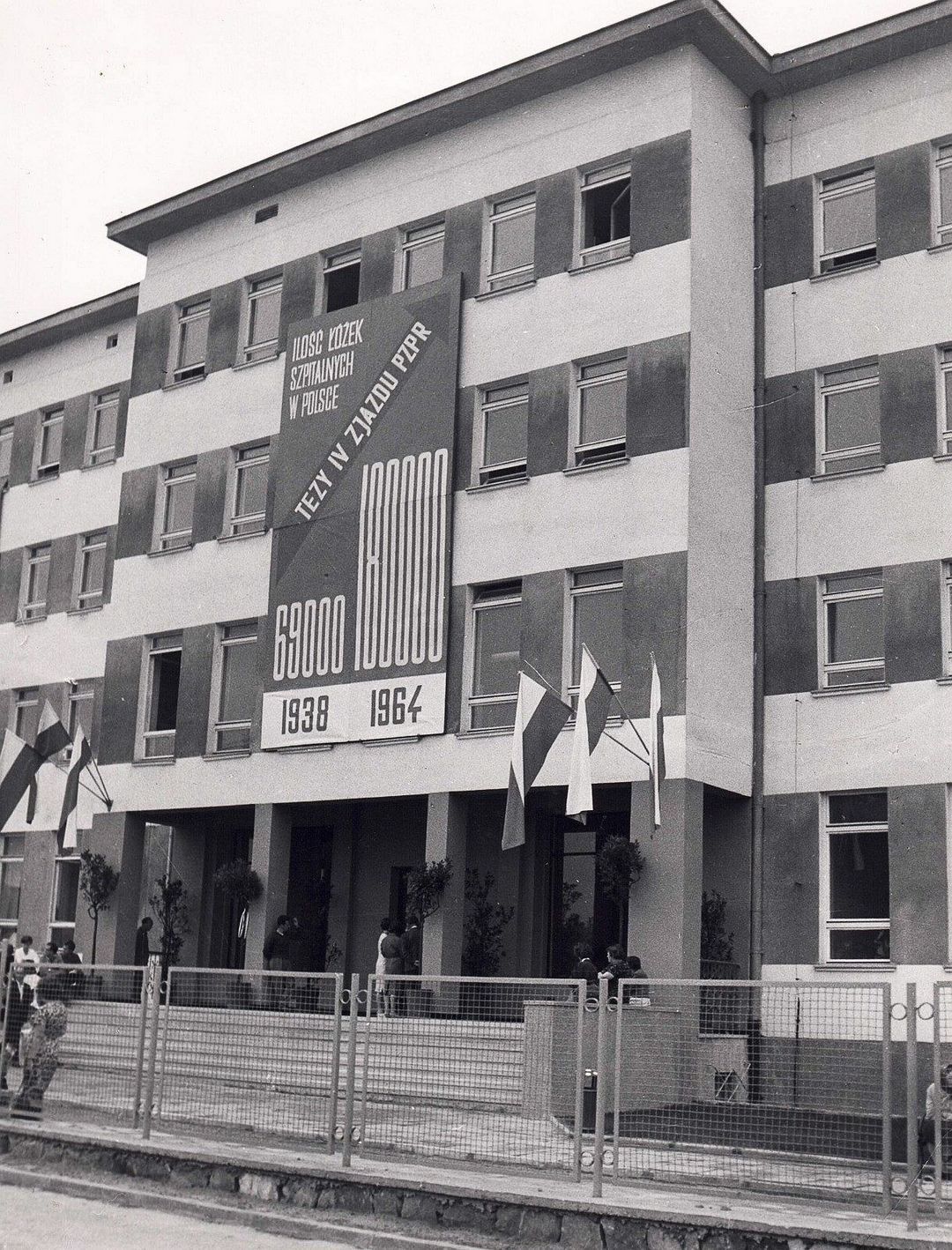 Sosnowiec-Ostra Górka. Otwarcie nowego szpitala przy ulicy Emila Zegadłowicza. 22 lipca 1964