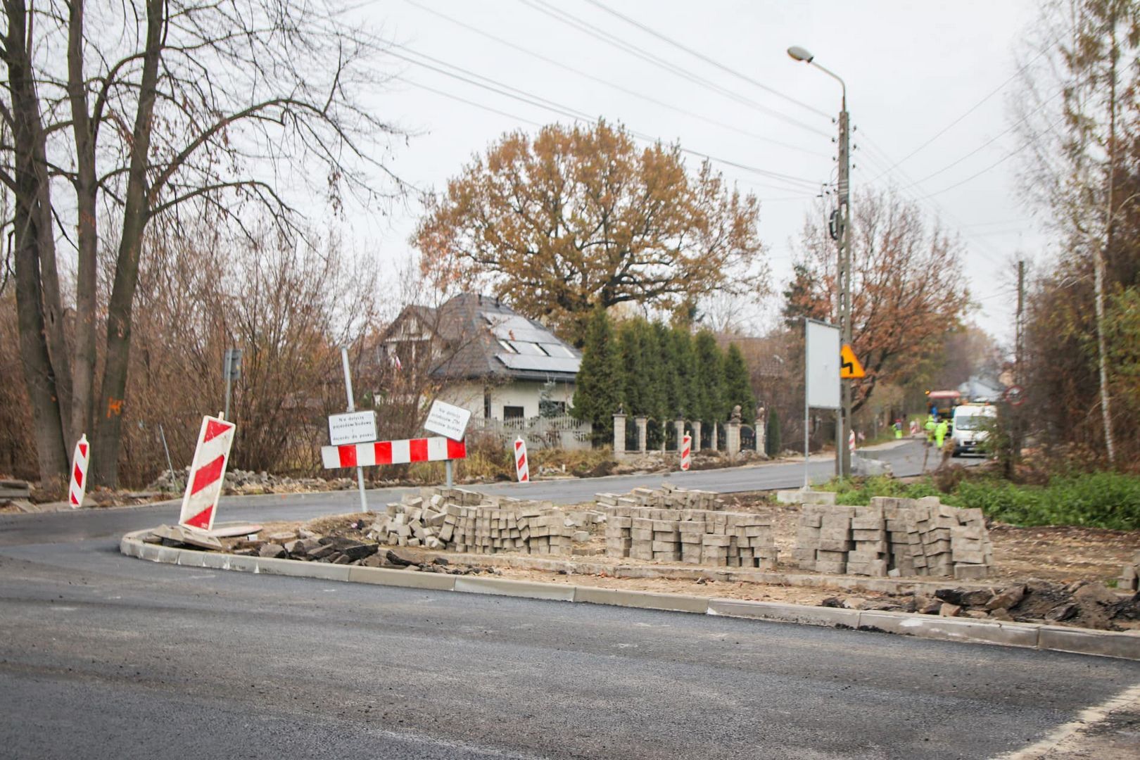 Sosnowiec-Ostrowy Górnicze. Budowa kanału tłocznego i instalacja kolektora. 15 listopada 2024.