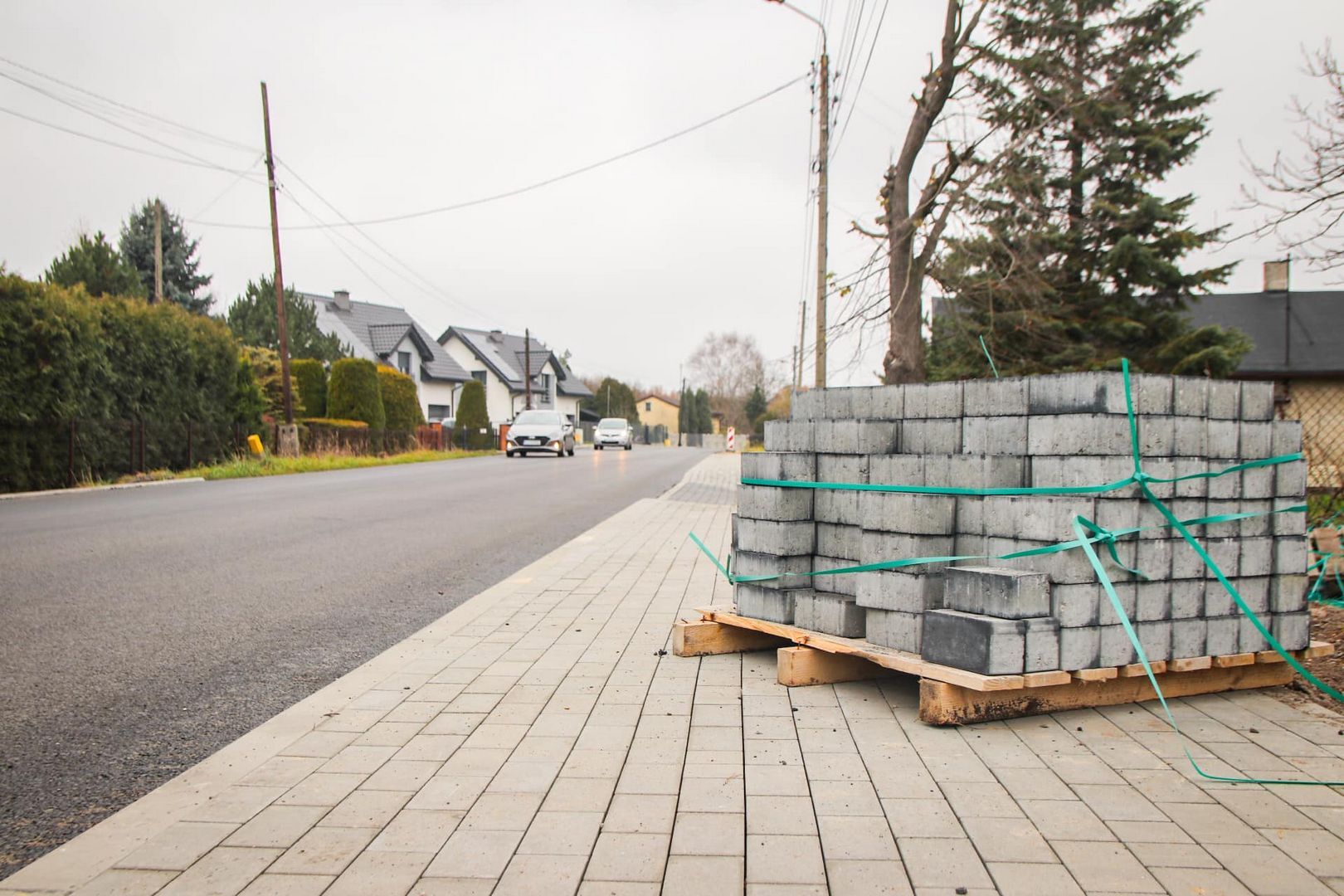 Sosnowiec-Ostrowy Górnicze. Budowa kanału tłocznego i instalacja kolektora. 15 listopada 2024.