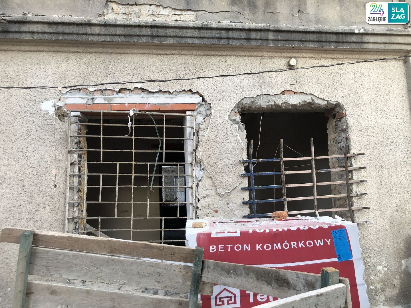 Sosnowiec-Pogoń. „3 Kamienice” – przebudowa z adaptacją na cele mieszkalne przy zbiegu ulic Grochowej i Marii Skłodowskiej-Curie. 23 marca 2025.