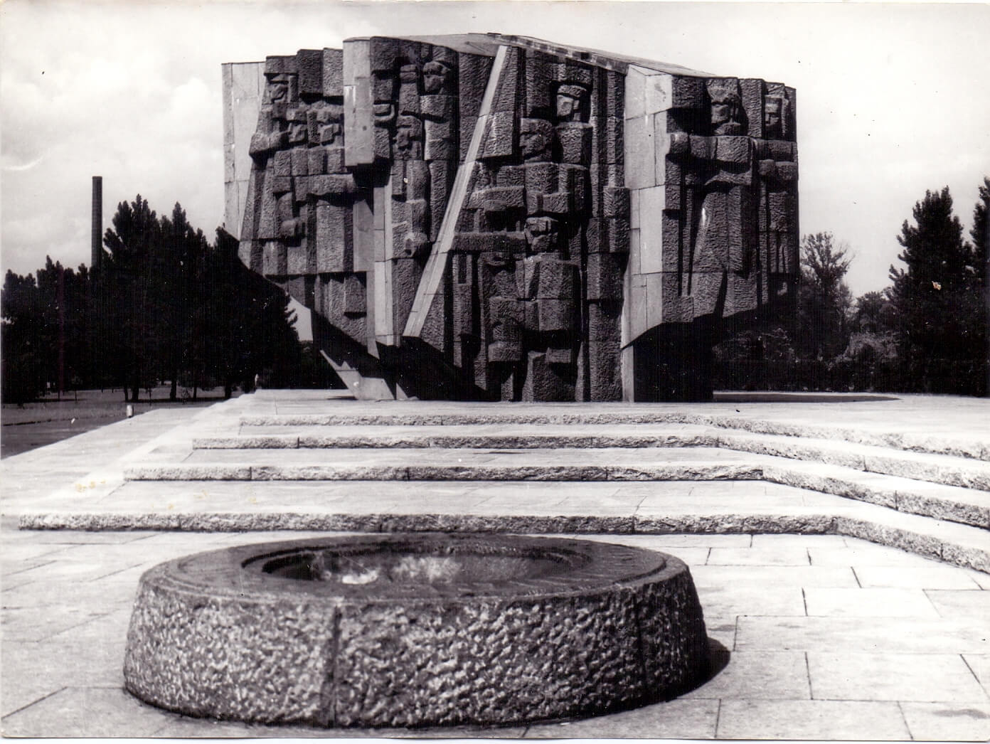 Sosnowiec. Pomnik Czynu Rewolucyjnego. rok 1967.