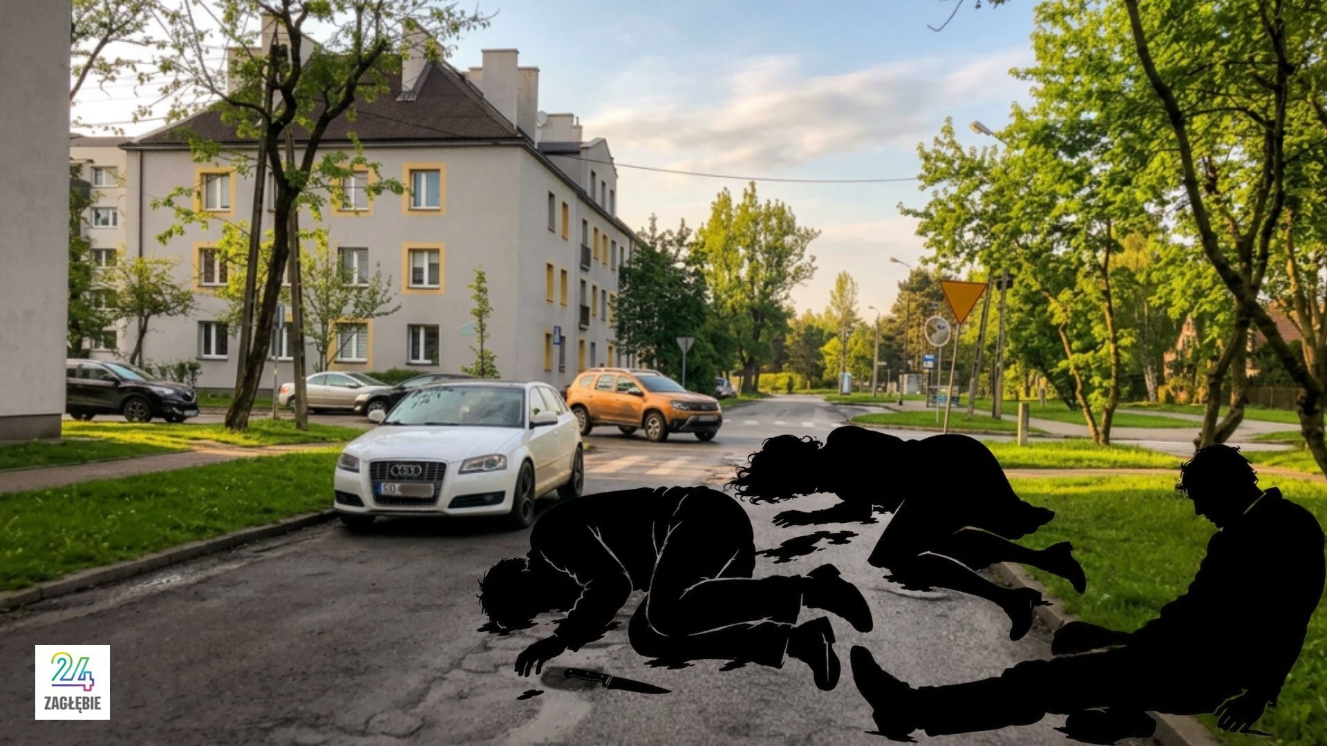 Tragedia rodzinna w sosnowieckim Juliuszu. Nie żyje mężczyzna i jego matka, a ojciec walczy o życie