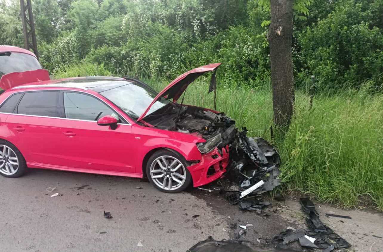 Sosnowiec-Porąbka. Ulica K.W.K. „Kazimierz-Juliusz”. Zderzenie czołowe. 10 czerwca 2025.