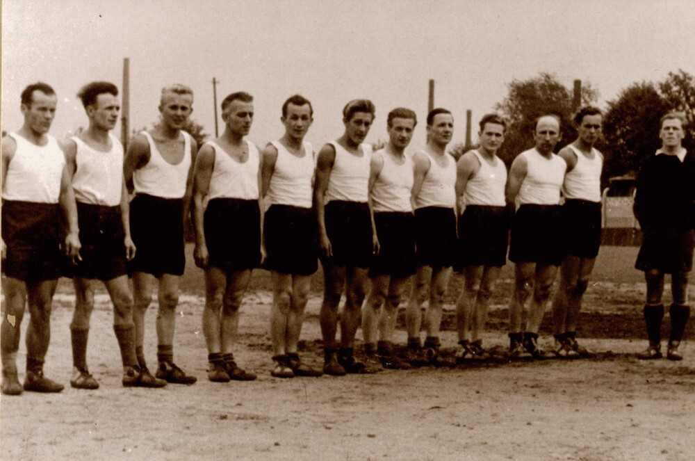 Klub Sportowy Rejonowej Komendy Uzupełnień Sosnowiec. Drużyna piłkarzy nożnych. Rok 1948