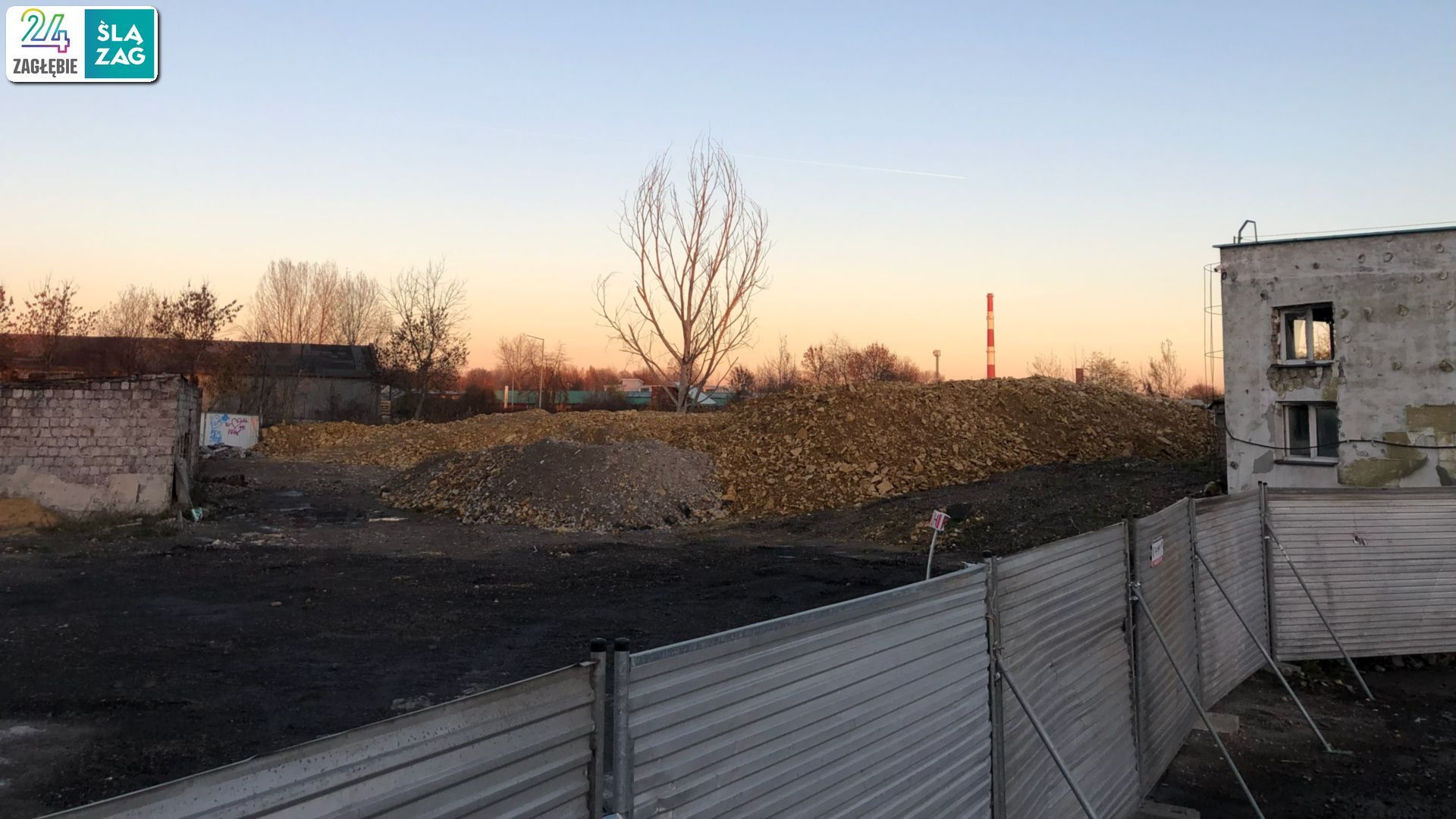 Sosnowiec-Radocha. Nielegalne składowisko odpadów. Sprzątanie. 6 listopada 2025.