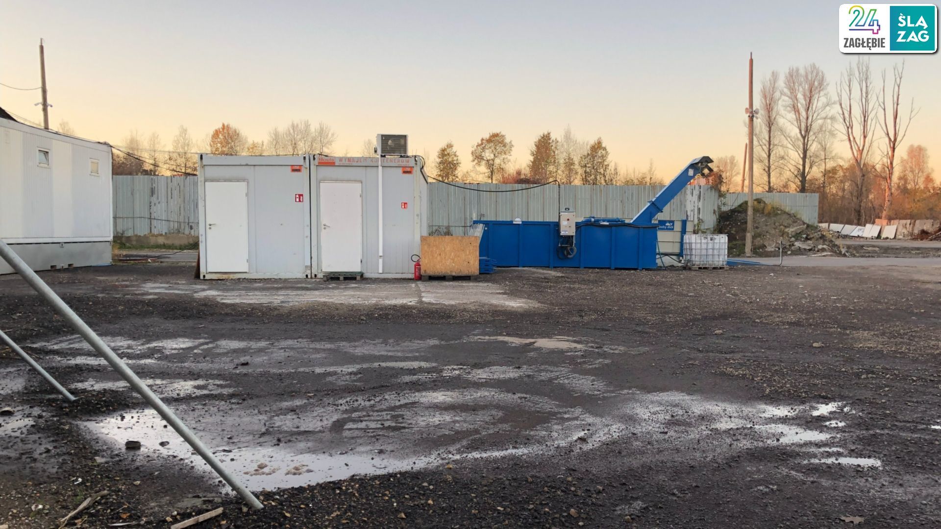 Sosnowiec-Radocha. Nielegalne składowisko odpadów. Sprzątanie. 6 listopada 2025.