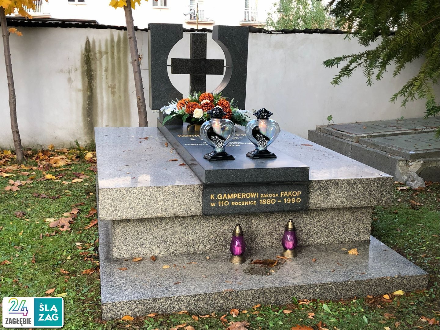 Sosnowiec. Nekropolia Czterech Wyznań. Cmentarz ewangelicki. 31 października 2025.