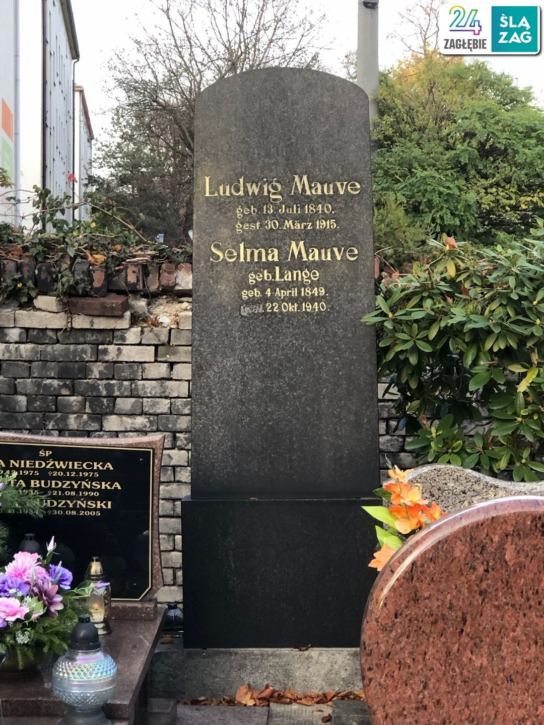 Sosnowiec. Nekropolia Czterech Wyznań. Cmentarz ewangelicki. 31 października 2025.