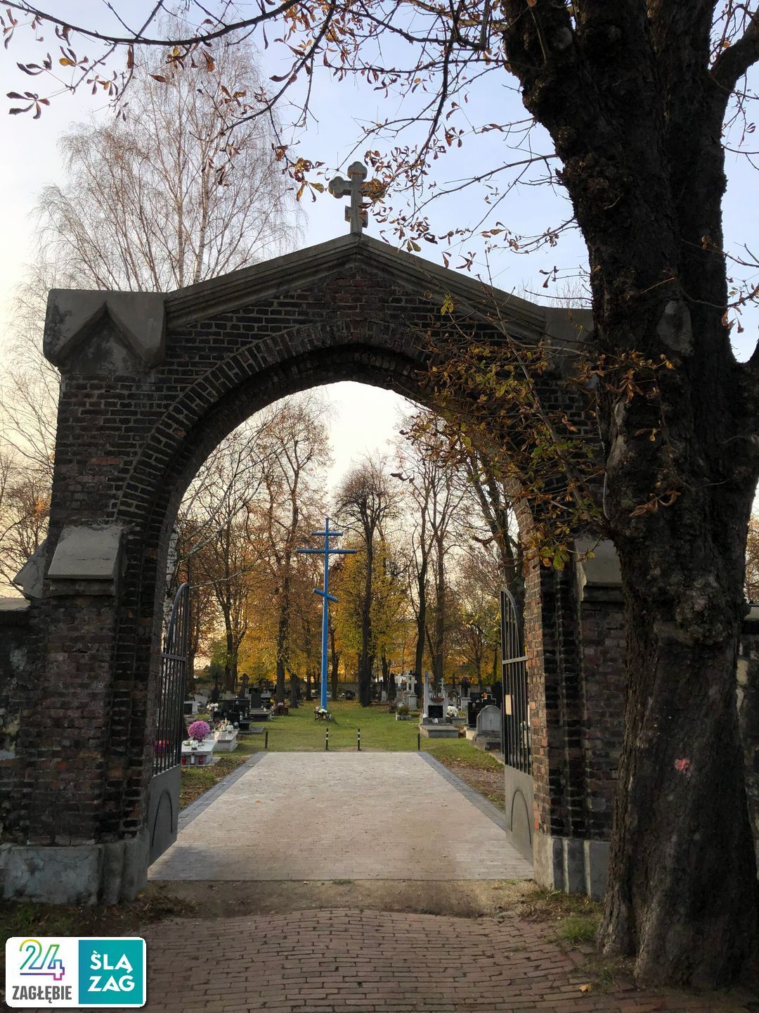 Sosnowiec. Nekropolia Czterech Wyznań. Cmentarz prawosławny. 31 października 2025.