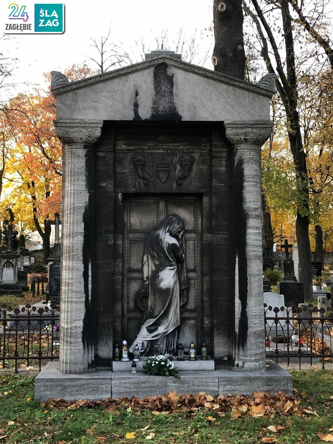 Sosnowiec. Nekropolia Czterech Wyznań. Cmentarz prawosławny. 31 października 2025.