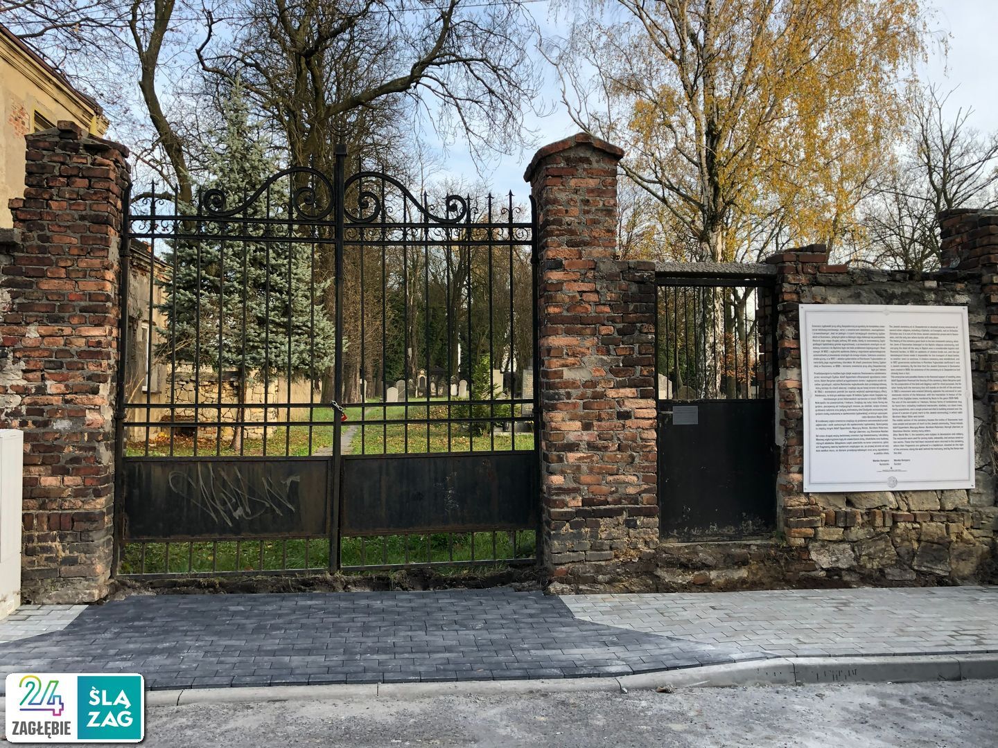 Sosnowiec. Nekropolia Czterech Wyznań. Kirkut. 31 października 2025.