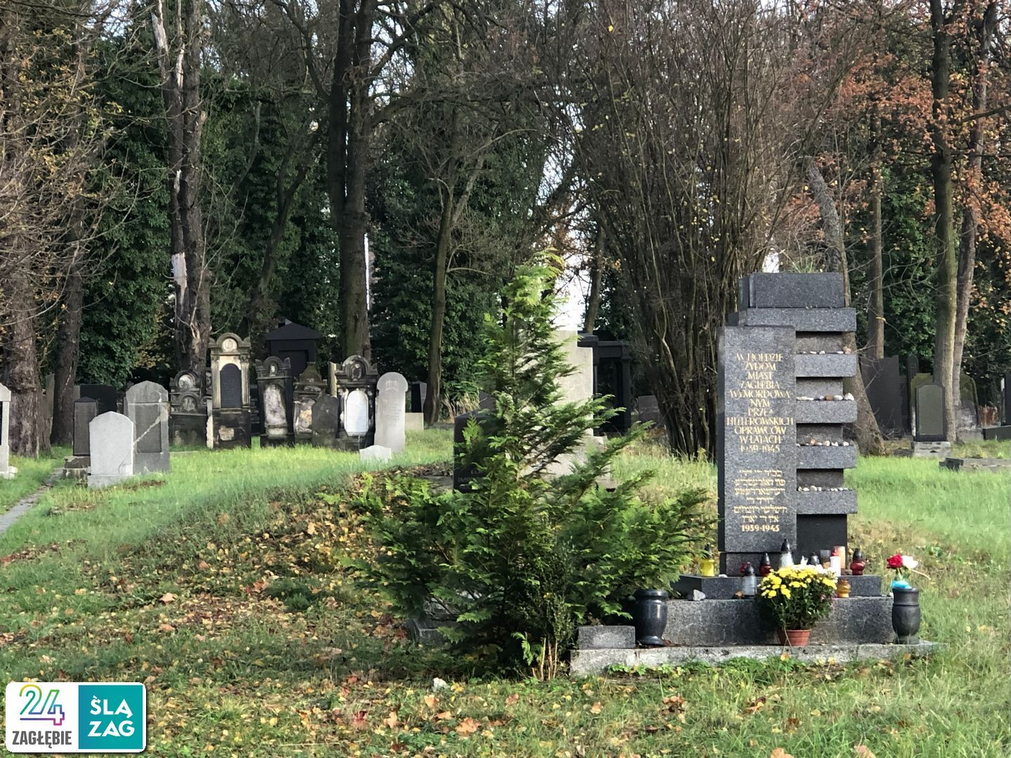 Sosnowiec. Nekropolia Czterech Wyznań. Kirkut. 31 października 2025.
