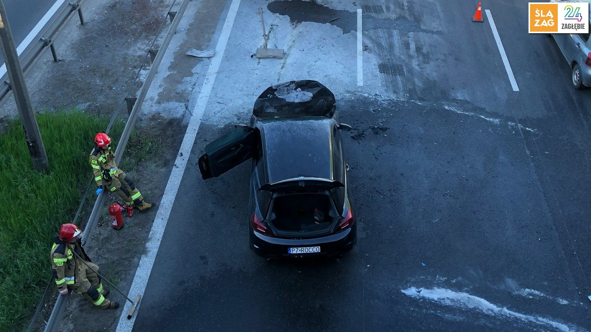 Karambol na D86 przed zjazdem na Pogoń i Milowice. Gapiostwo czy nadmierna prędkość winne olbrzymiemu korkowi?