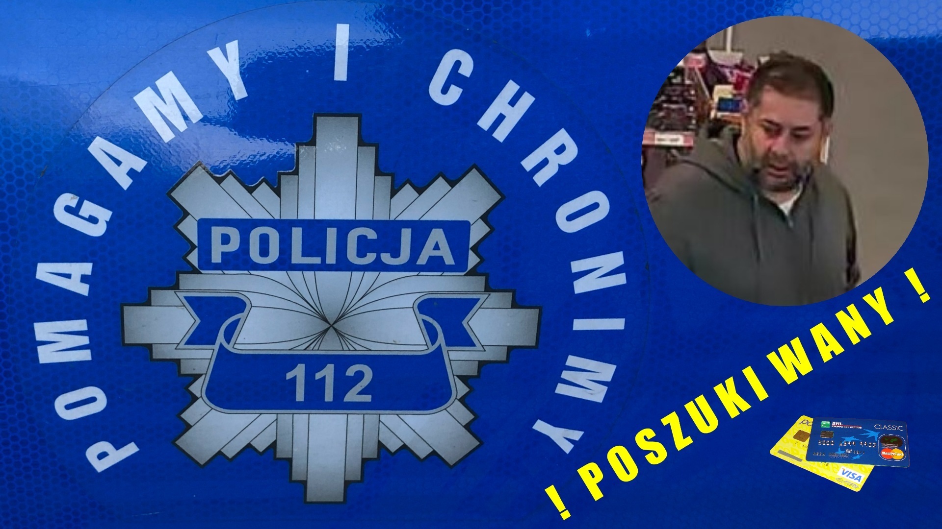 Sosnowiec-Sielec-Pekin. Poszukiwany za kradzież środków z karty płatniczej. 13 listopada 2025.