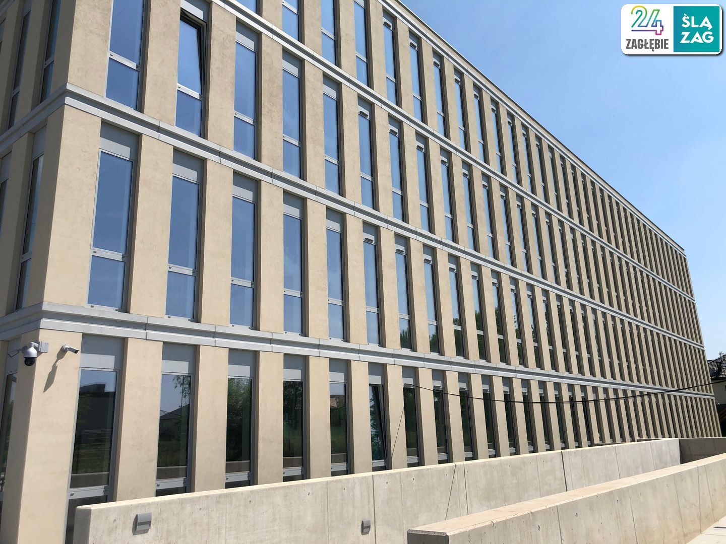 Sosnowiec-Sielec. Nowa siedziba Sądu Rejonowego przy ulicy Kombajnistów 78. 18 czerwca 2025.