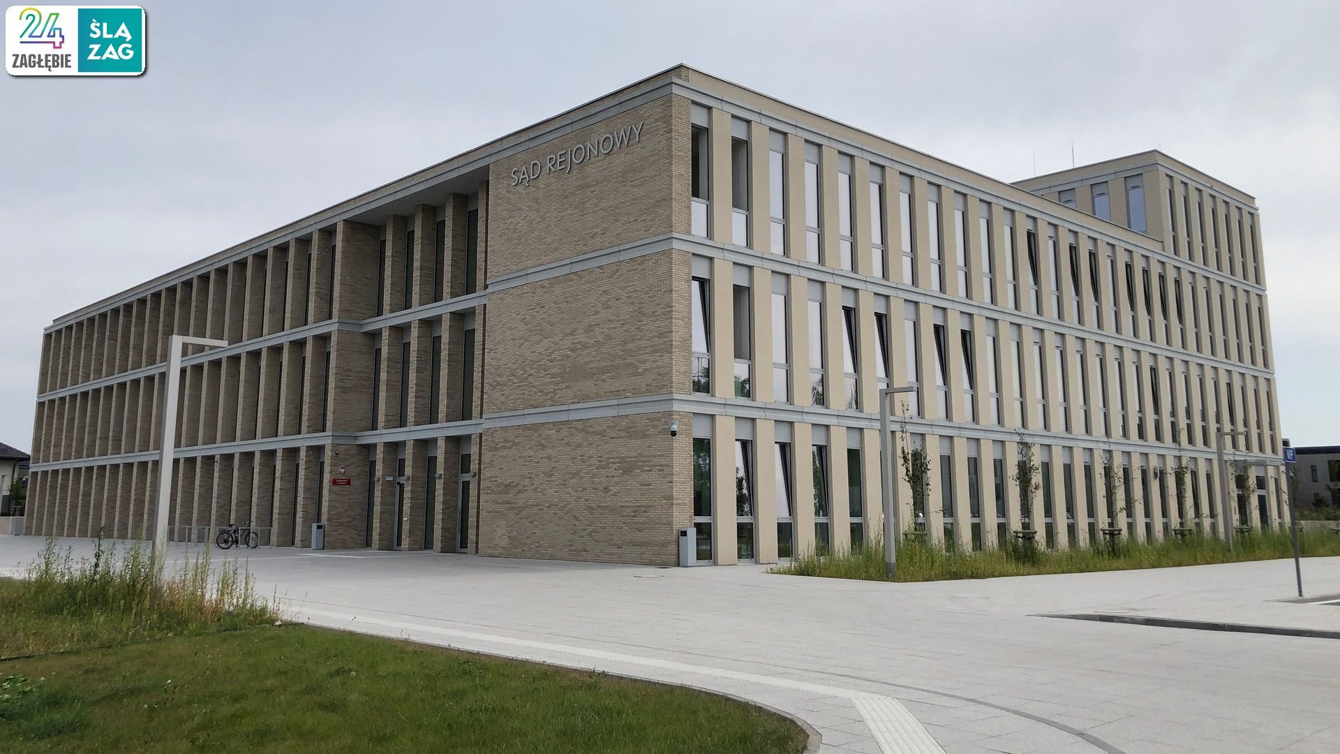 Sosnowiec-Sielec. Nowa siedziba Sądu Rejonowego przy ulicy Kombajnistów 78. 21 sierpnia 2025.