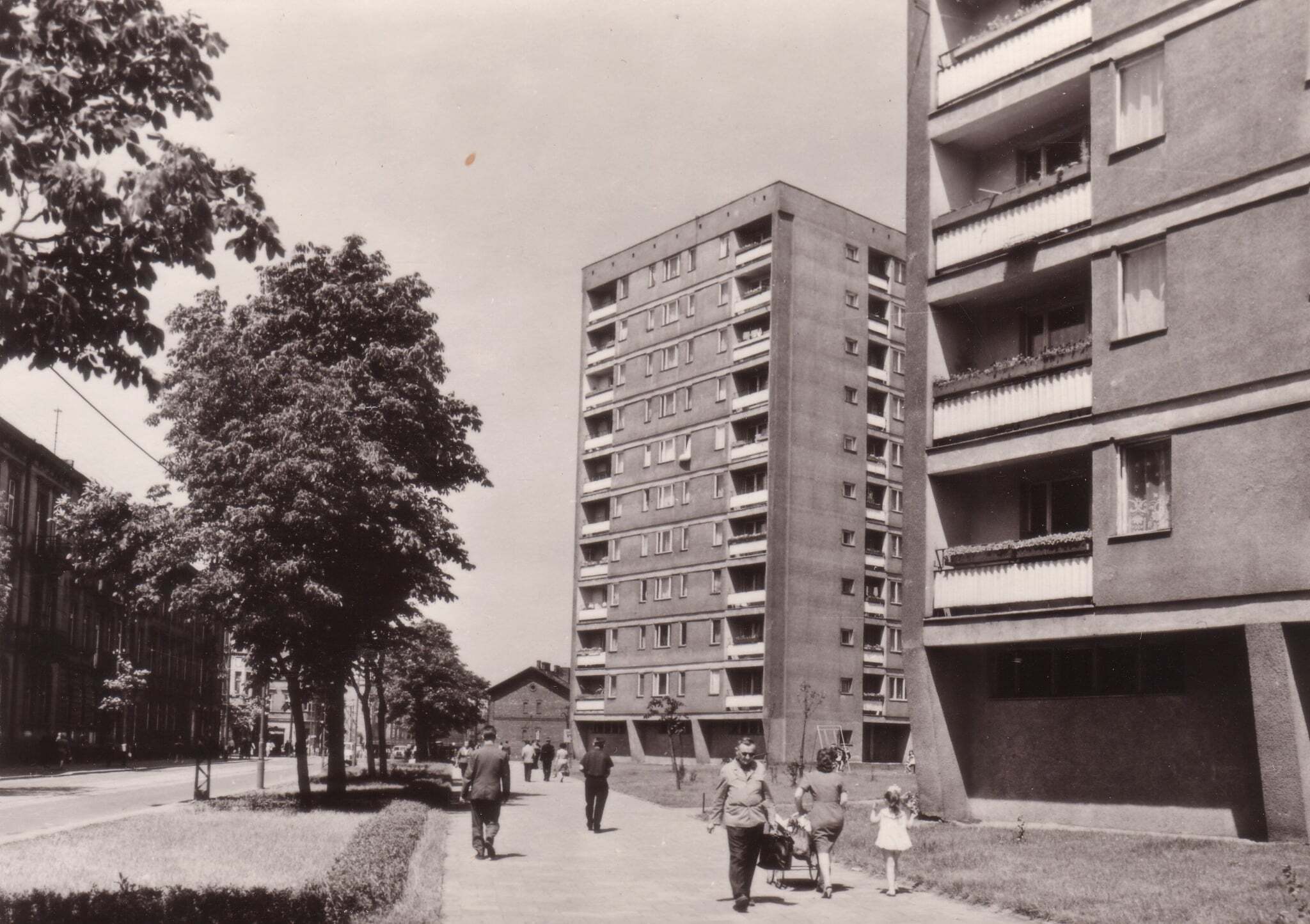 Sosnowiec. Ul. 22 Lipca. Najprawdopodobniej lata 70. XX wieku.
