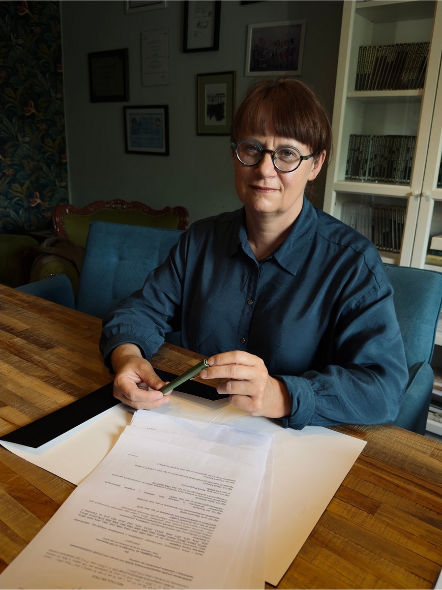 Dyrektorka Teatru Zagłębia w Sosnowcu Iwona Wozniak/ 17 lipca 2025.