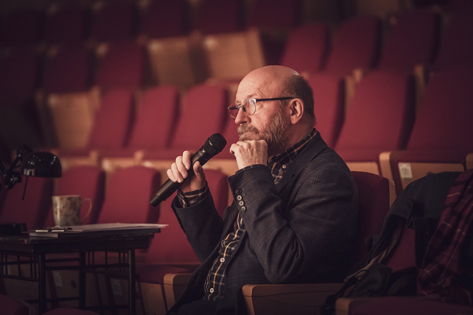 Sosnowiec. Teatr Zagłębia – próba medialna przed premierą spektaklu „Lady Mayday”, reż.: Artur Barciś. 25 lutego 2026
