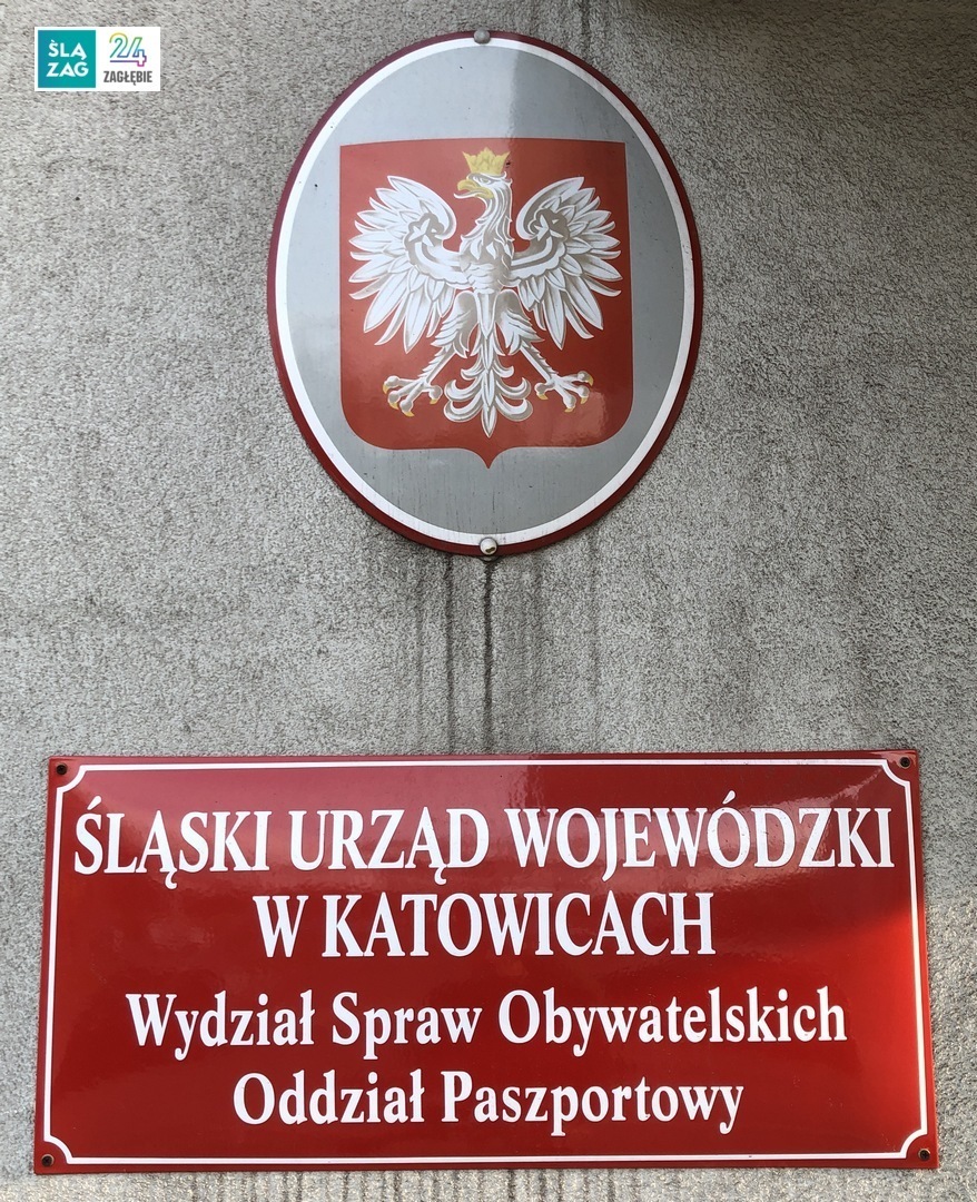 Sosnowiec. Śląski Urząd Wojewódzki w Katowicach, Wydział Spraw Obywatelskich, Odział Paszportowy w Sosnowcu, u. 3 Maja 33