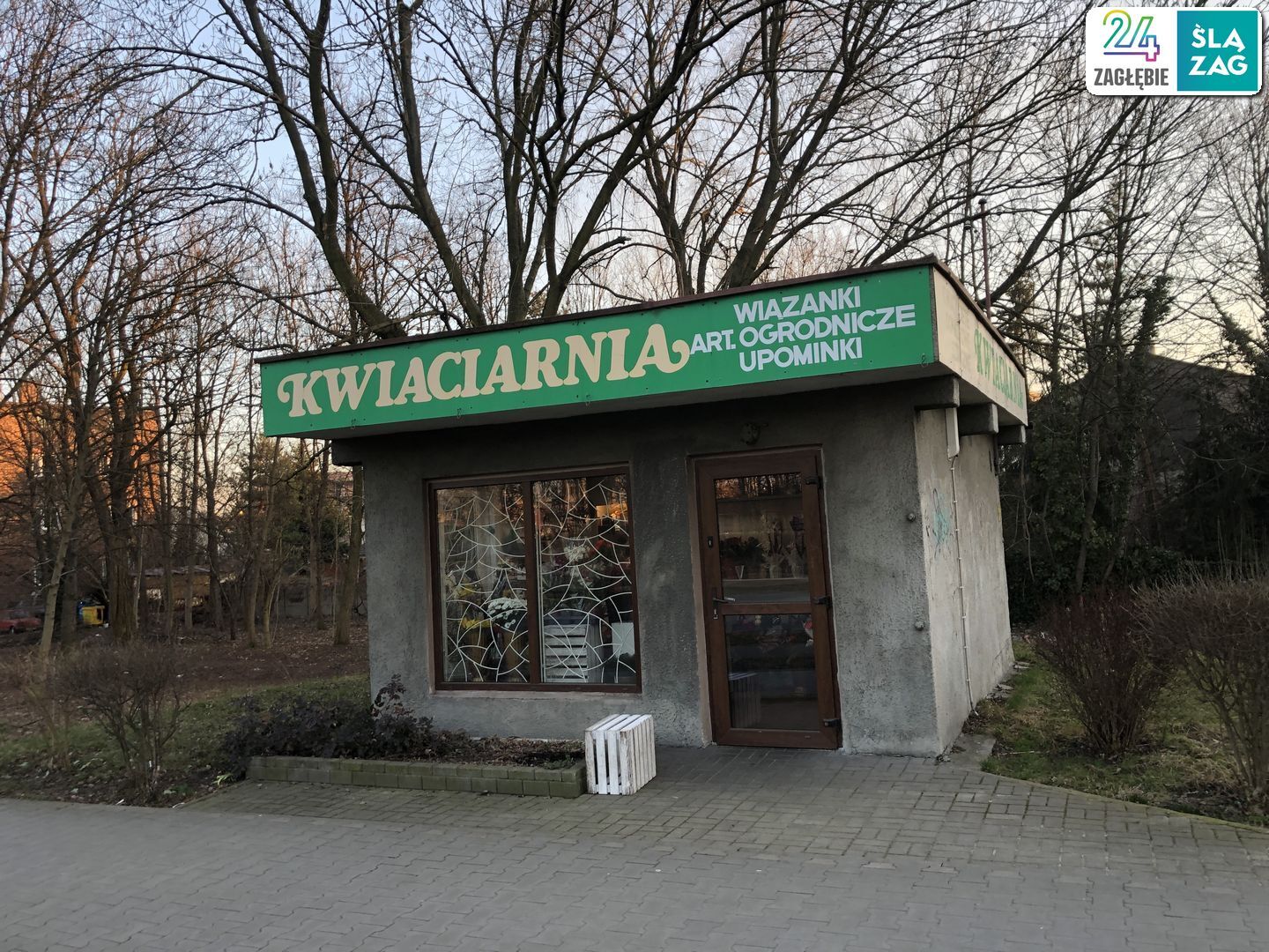 Sosnowiec. Kwiaciarnia przy ulicy marszałka Józefa Piłsudskiego. Przeddzień Dnia Kobiet 2025.