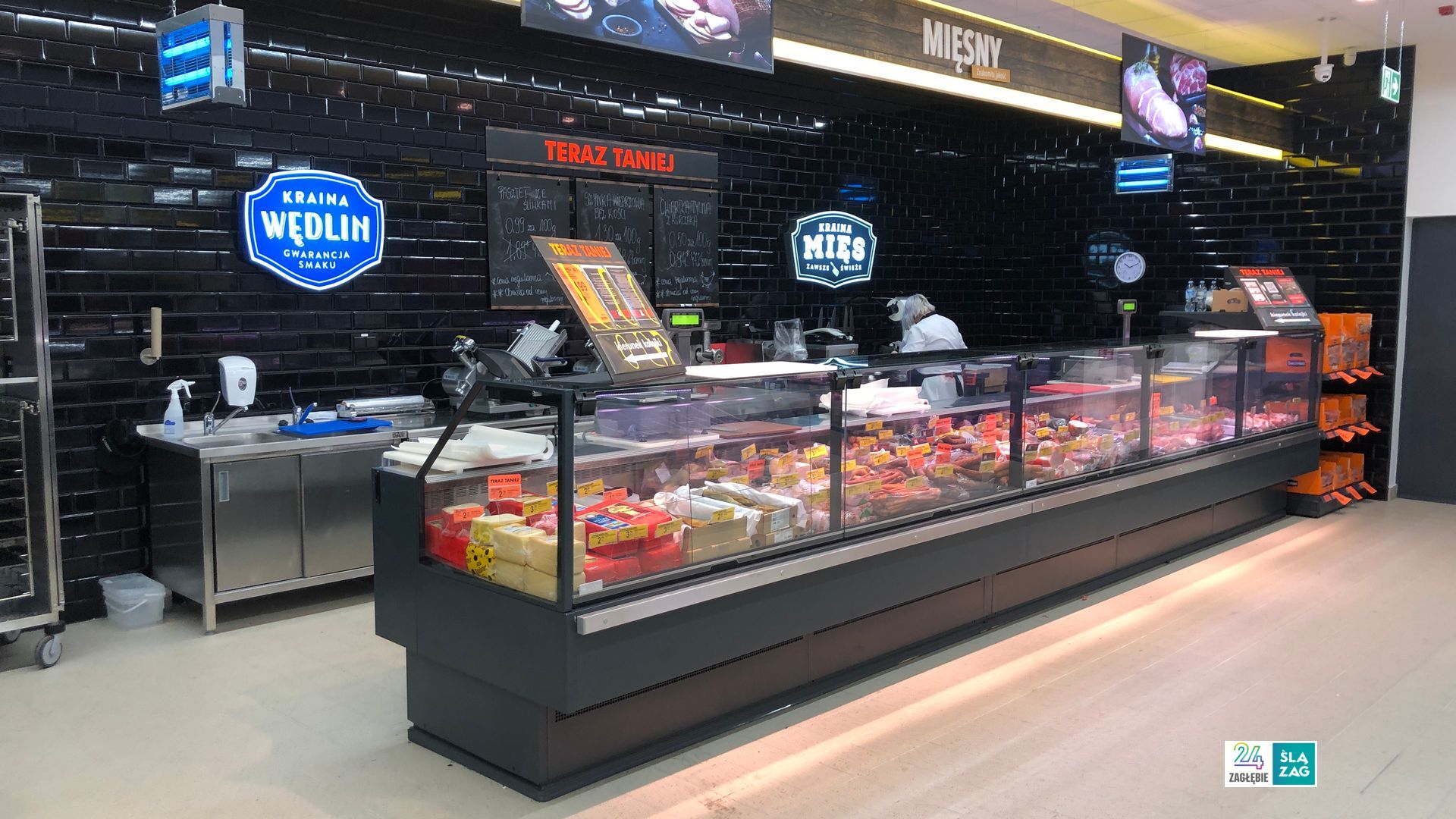 Sosnowiec. Sklep sieci „Biedronka” przy ulicy Kościelnej. 8 kwietnia 2025.