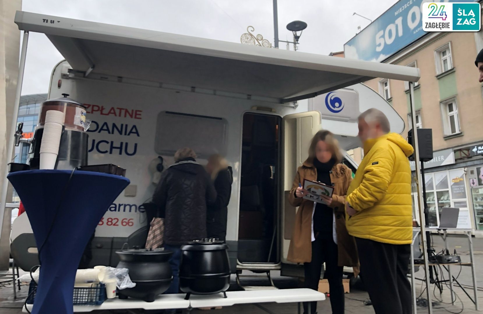 Sosnowiec. „Słuchobus” na „Patelni”– bezpłatne badania słuchu. 9 grudnia 2025.