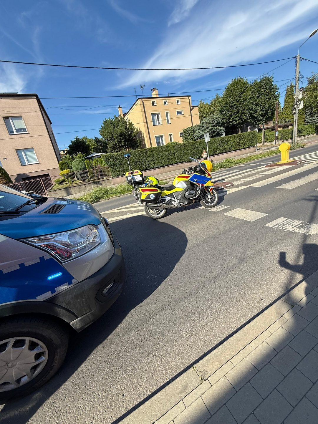 Sosnowiec. Potrącenie pijanej Katowiczanki przez tramwaj przy ulicy Władysława Andersa. 5 lipca 2025.