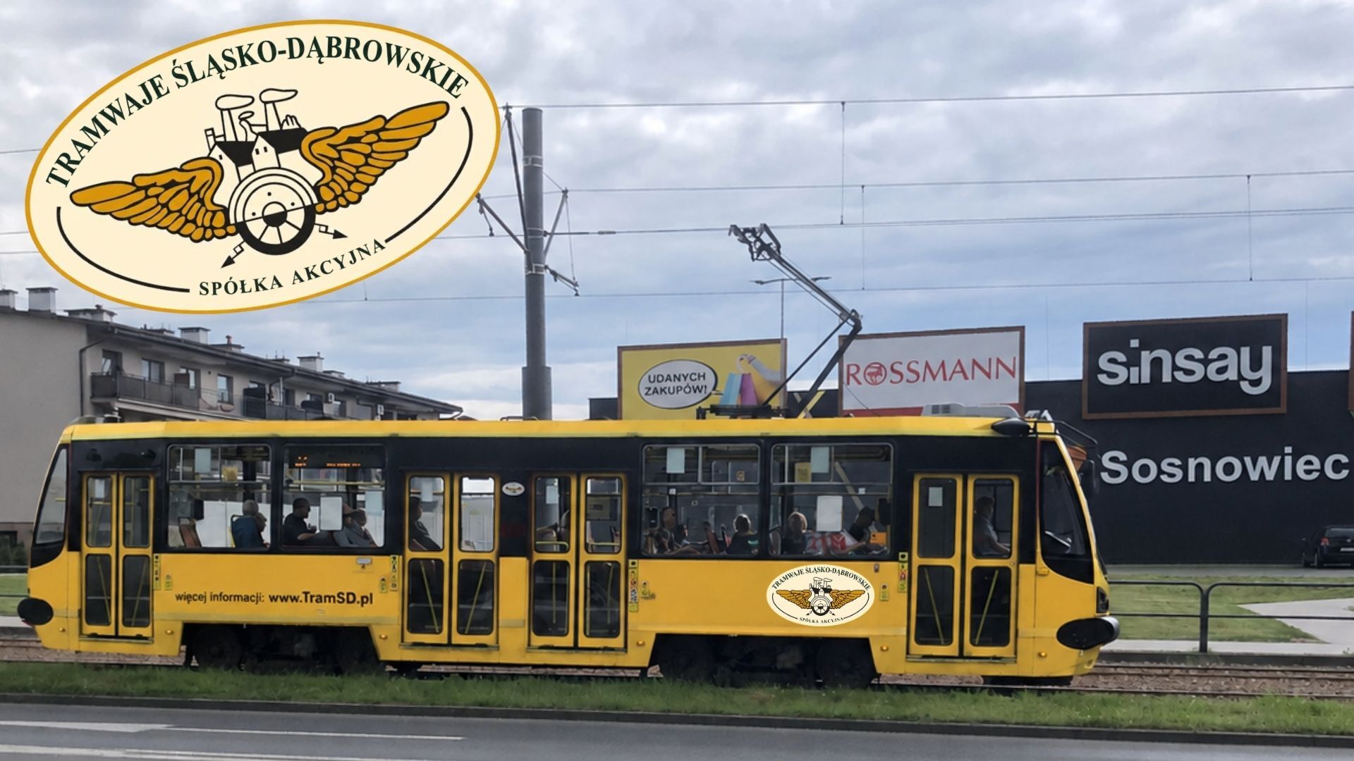 Tramwaje Śląsko-Dąbrowskie (wizualizacja). Tramwaj Konstal 105 N HF 11 AC #703