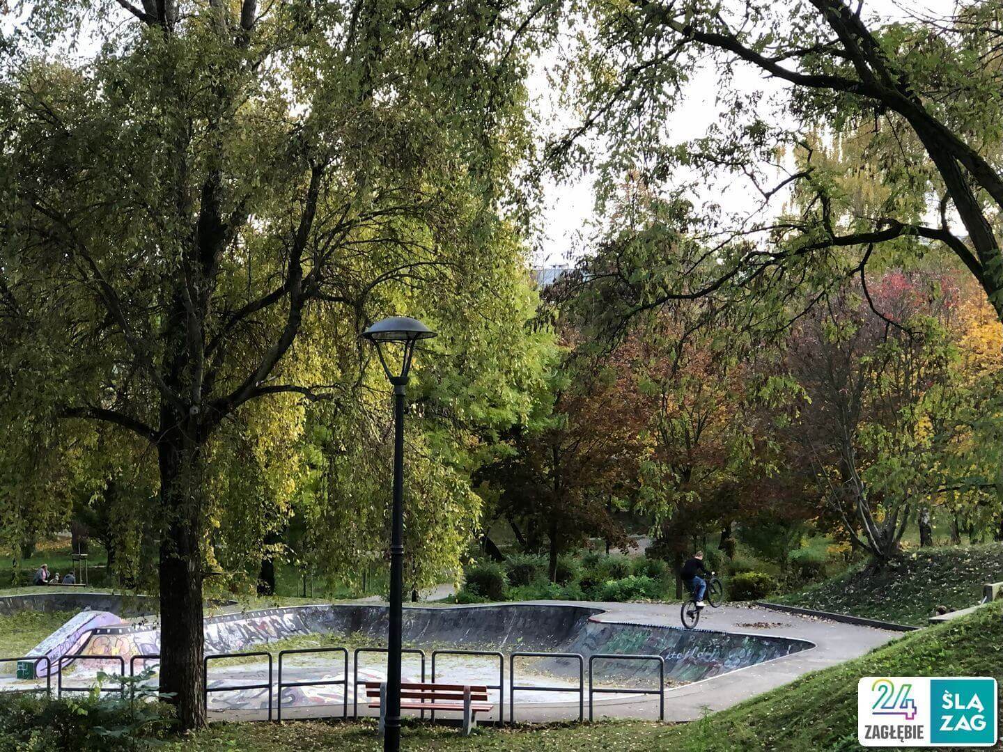 Sosnowiec-Zagórze. Park Kępa po rewitalizacji. 23 października 2025.