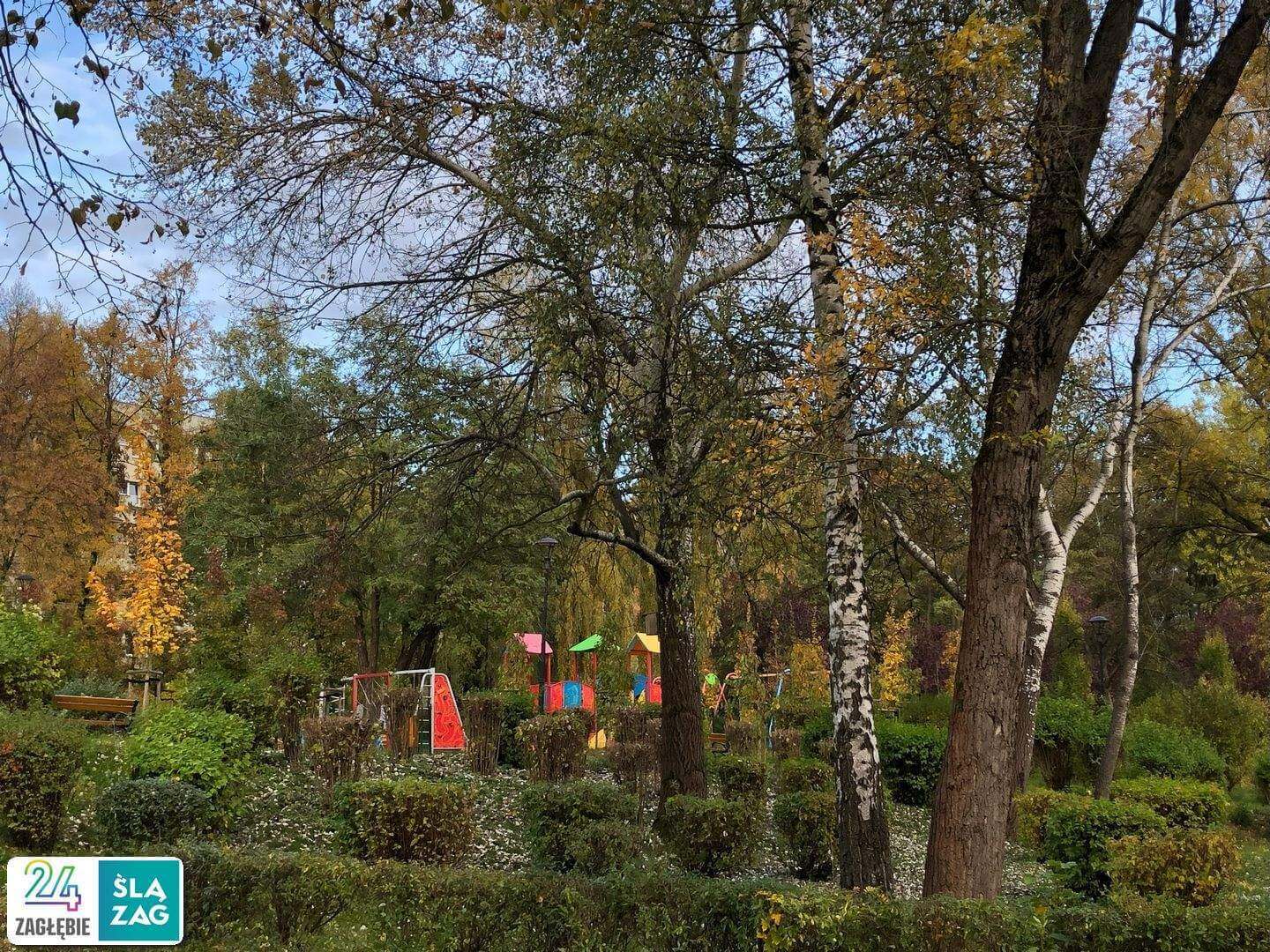 Sosnowiec-Zagórze. Park Kępa po rewitalizacji. 23 października 2025.