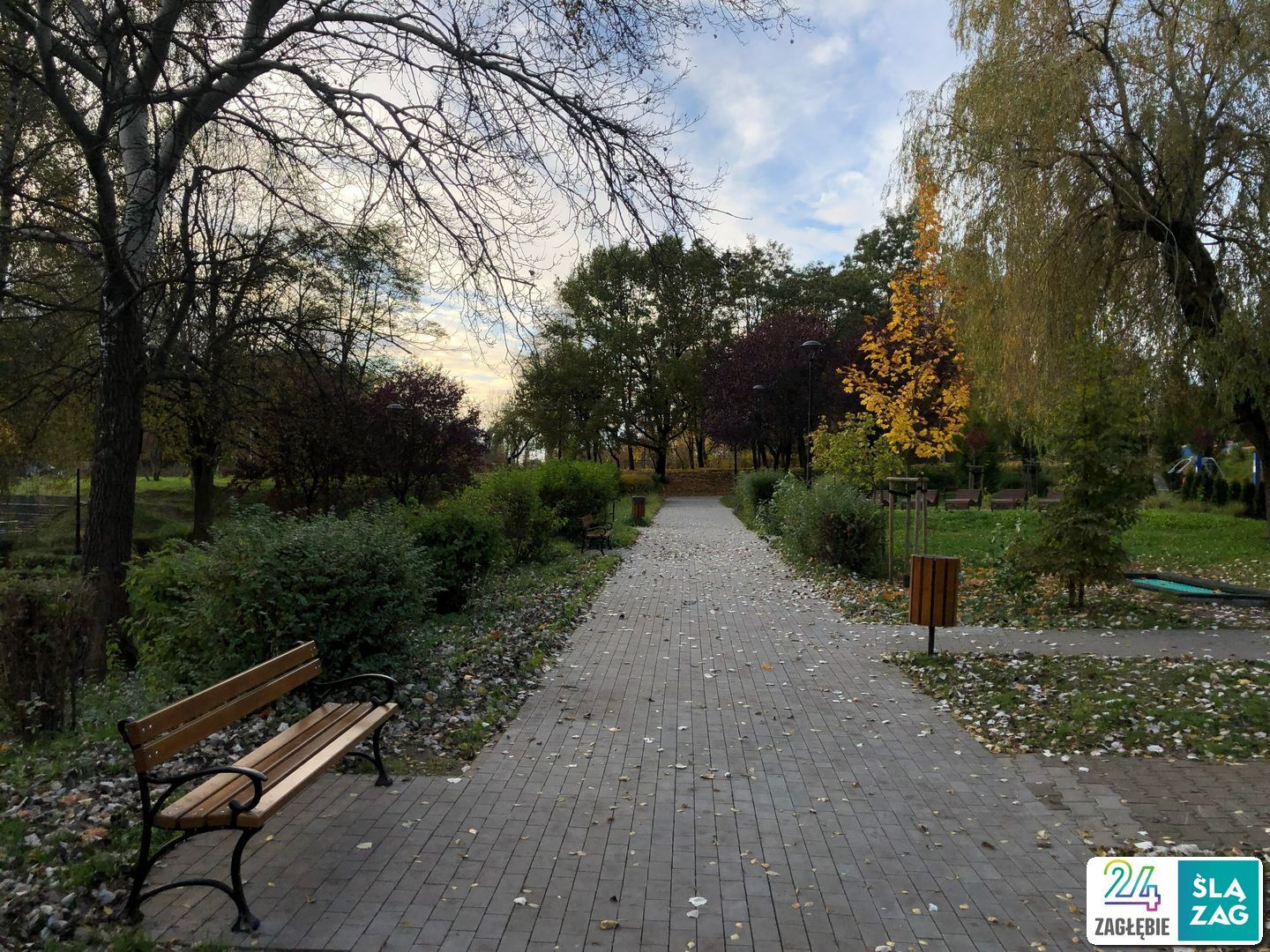 Sosnowiec-Zagórze. Park Kępa po rewitalizacji. 23 października 2025.