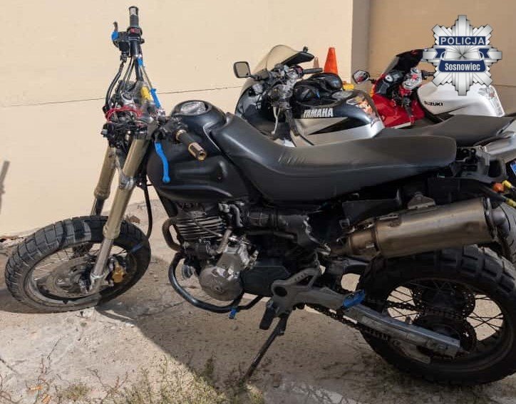 Sosnowiec. Zatrzymanie złodziei motocykli skradzionych w Sosnowcu i Dąbrowie Górniczej. 18 września 2025.