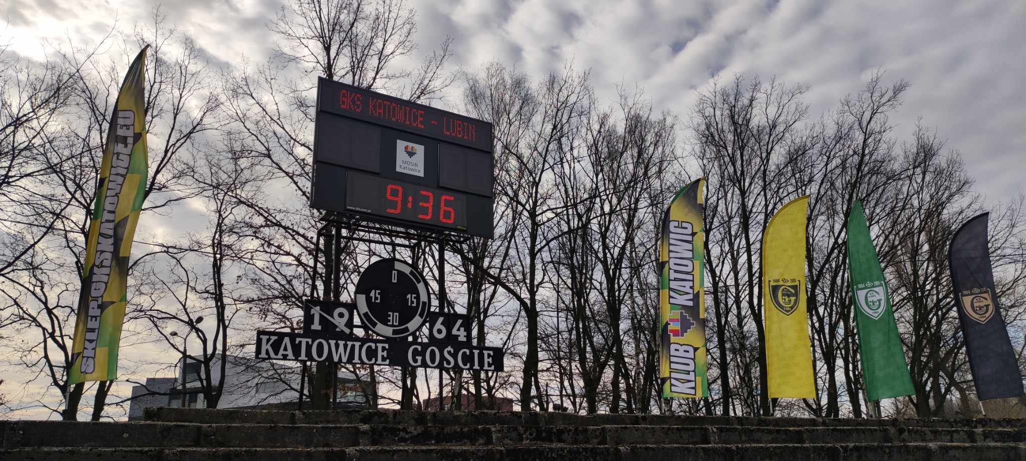 Stadion GKS Katowice na Bukowej 9 marca 2025